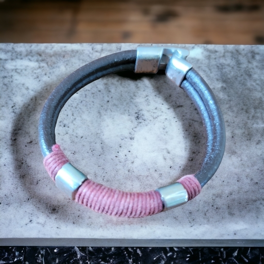 Black and Maroon Bracelet